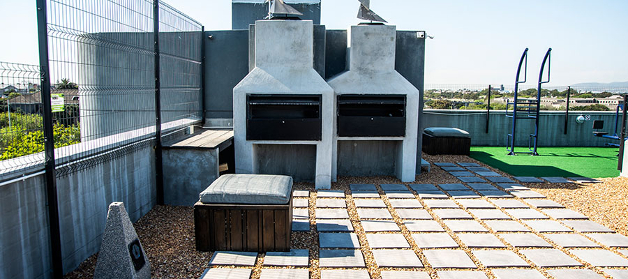 two rooftop braais