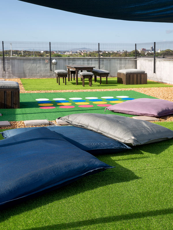 Nest rooftop relax area